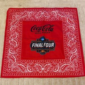 Coca-Cola Red and White Final Four Bandana
